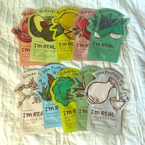 Set of 9 Face Masks